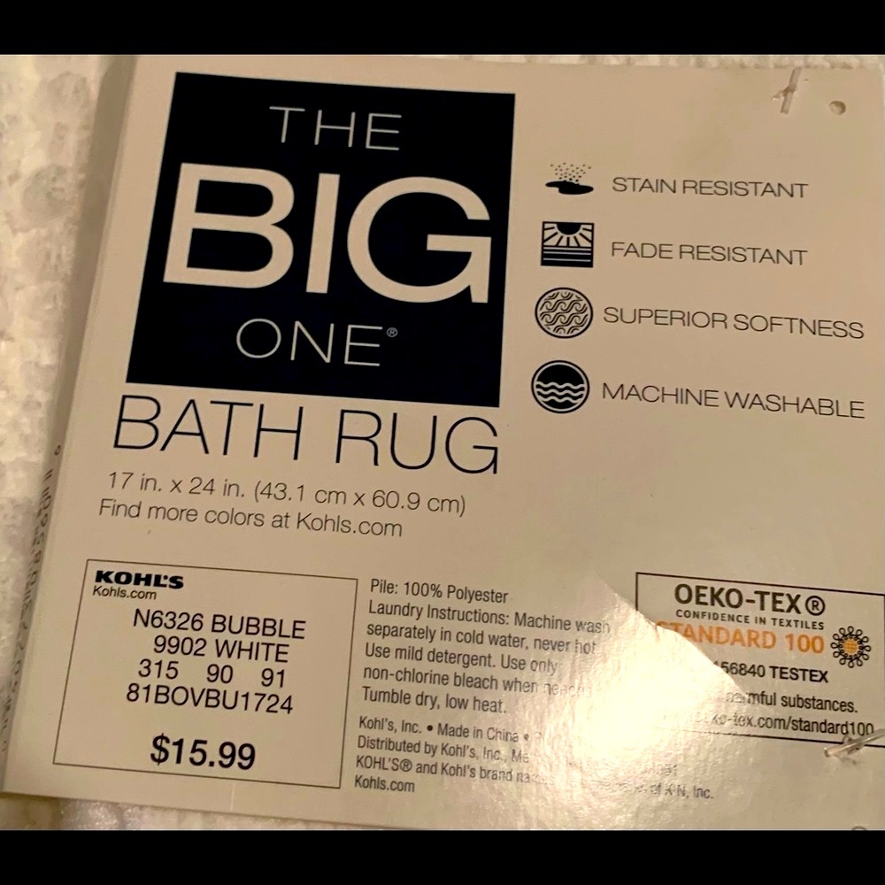 Brand New!! The Big One Set of (3) Bath Mats - Picture 5 of 15